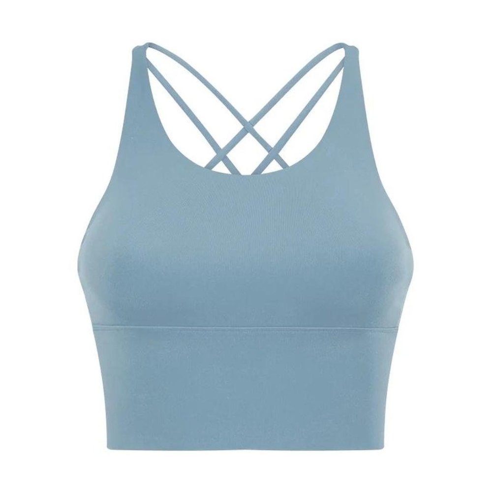 💧 Criss Cross Stripe Back Hollow Out Yoga & Gym Crop Tank Top 💧